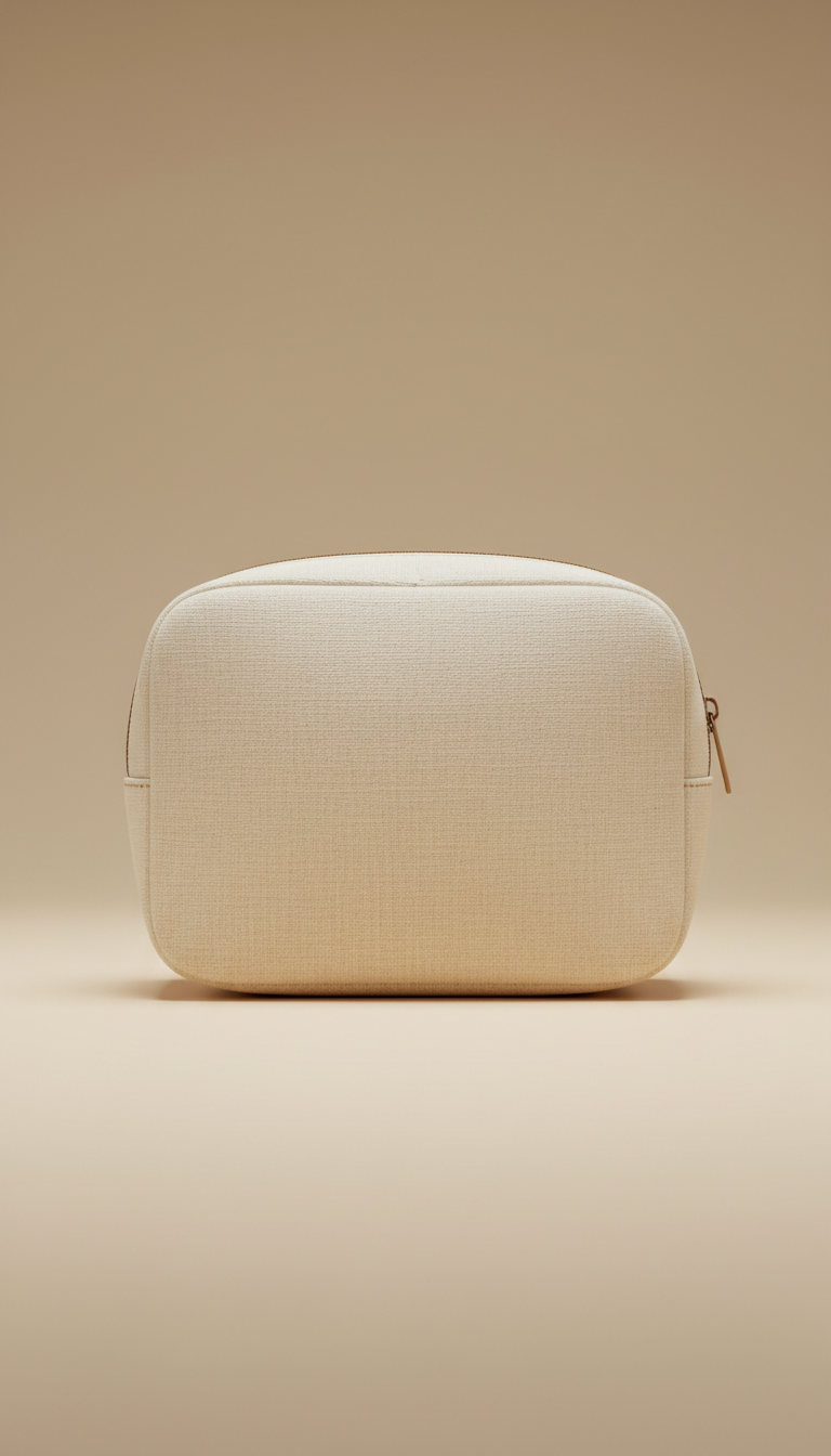 Cream Linen Storage Case for Pet Tools